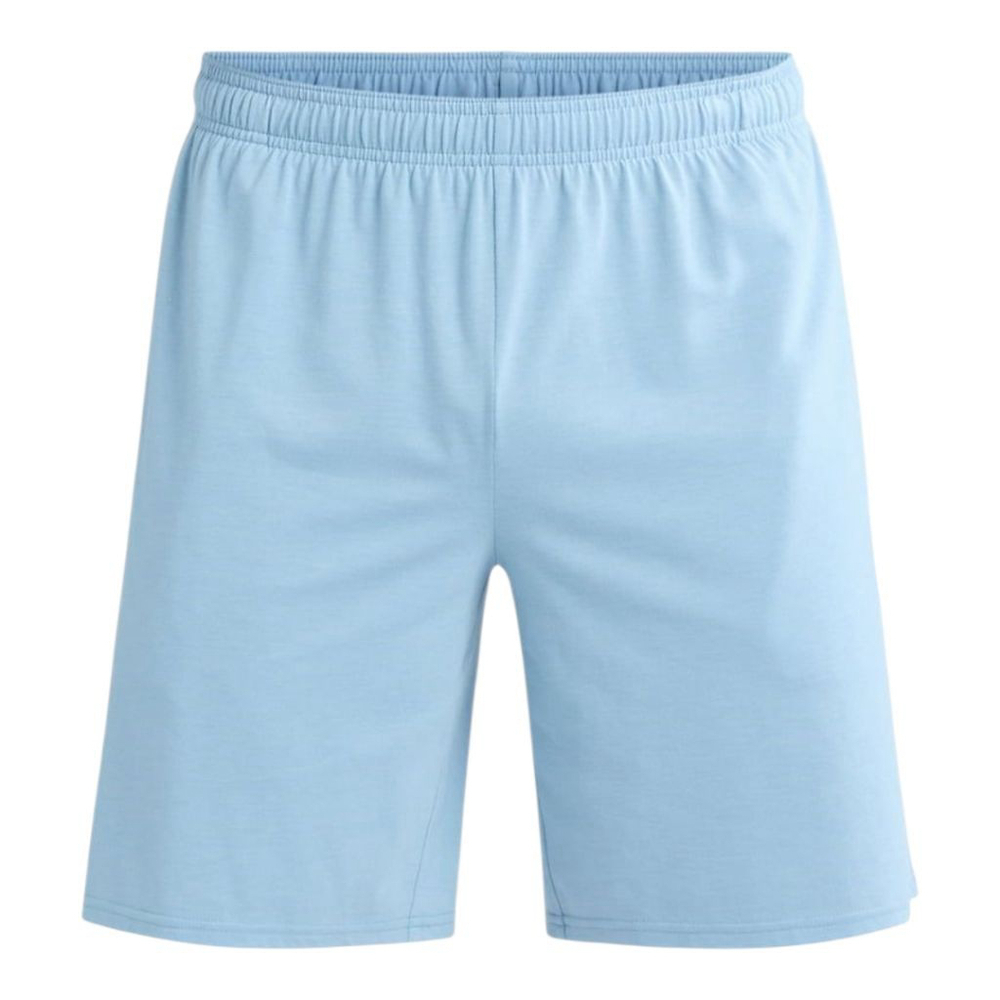 Athletic Works Soft Tri-Blend Shorts with Side Pockets & Drawstring in Blue - Picture 4 of 10